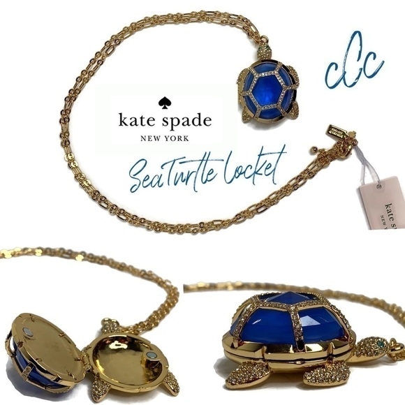 Kate Spade SeaTurtle Necklace Locket NWT Turtle - Picture 1 of 5